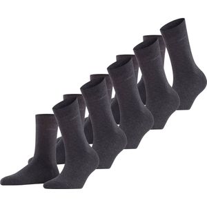 Esprit Solid 5-Pack duurzaam organisch katoen multipack sokken dames grijs - Maat 36-41