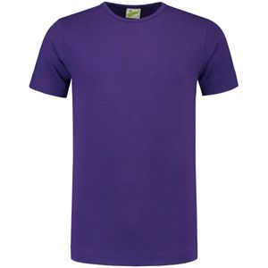 Lemon Soda heren T-shirt met korte mouwen in de kleur paars in de