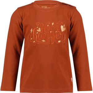 4PRESIDENT T-shirt meisjes - Brandy Brown - Maat 80 - Meiden shirt