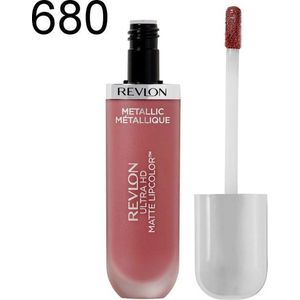 Revlon Ultra HD Matte Metallic Lipcolor - 680 Glam