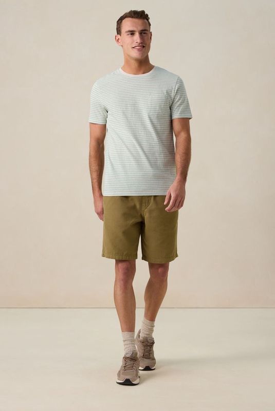 Sissy-Boy - T-shirt - Groen - Katoen/Linnen - Korte Mouwen