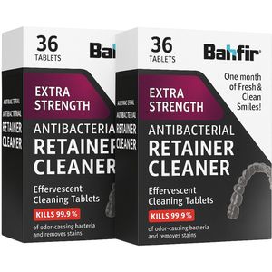 Kunstgebit Reinigingstabletten - Fris Mint - 72 Stuks - Extra Sterk - Voor Prothese, Retainer & Invisalign