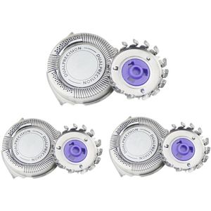 Philips - HQ8 - Scheerkoppen Set - 3 Stuks - Geschikt voor HQ8445 HQ8825 HQ8845 HQ8850 HQ7310 HQ6070 AT800 AT798