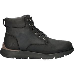 Skechers Augustino heren veterboot - Zwart - Maat 46