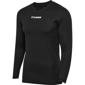 hummel - hmlBL Essential Tee L/S - Sportshirt - Gerecycled Polyester - Zwart