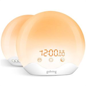 Goliving - Wake Up Light - Lichtwekker - Wit - Ø17 cm