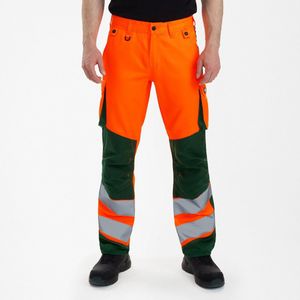 Engel Safety Light werkbroek 2545-319 - Hi-vis Orange / Green - 110