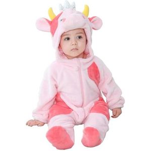 Pluche dierenmotieven hoodie voor kinderen – Schattig vest met capuchon (3,5-4,5 jaar)