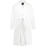 JP 1880 Heren grote maten grote maten Menswear L-8XL badjas, homewear, sjaalkraag, badstof, tot 8XL 702388, sneeuwwit, 5XL