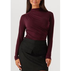 Notre-V Nv-gasto Tops & T-shirts Dames - Shirt - Bordeaux - Maat M