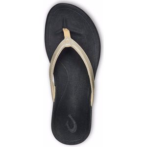 Olukai Ho'opio Slippers - Bubbly Black