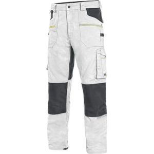 Werkbroek CANIS SAFETY CXS STRETCH, heren, witgrijs, maat 56