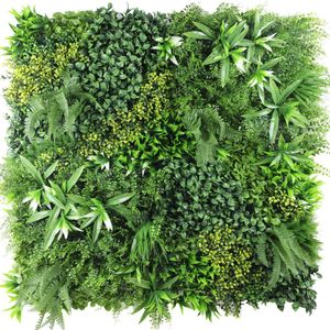 Kunsthaag Freshness 100x100 cm UV | Kunstplant | Greenmoods
