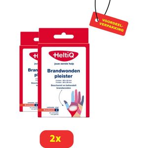 Heltiq Brandwonden Pleister - 2 x 5 Stuks Voordeelverpakking