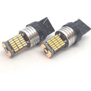 T20 7440 WY21W LED Oranje Canbus knipperlichten (set)