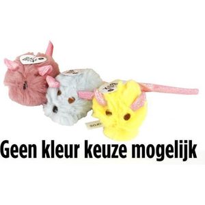 Fofos Pluche Muis Met Glitterstaart 14,5X6X6 CM