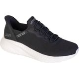 Skechers - Bobs Squad Chaos Daily Hype - Slip-On - Zwart Gebreid Wit Trim