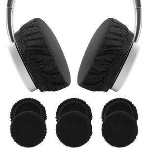 3 paar hoofdtelefoon oorkussens - wasbare hoes - rekbare hoes voor hoofdtelefoon - sportschool en gaming accessoires