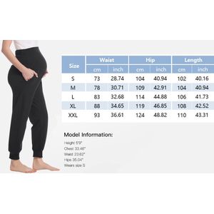 Zwangerschapsbroek voor dames - Comfortabele joggingbroek en zwangerschapslegging