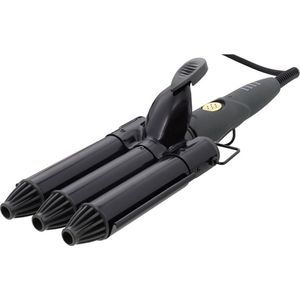 ELLE Golfkrultang  - Triple Wave Curler Soft Touch Matt Finish  - Haar Styling - Haar Liss - Haar Golfkrultang -﻿﻿Krultang met 3 cilinders