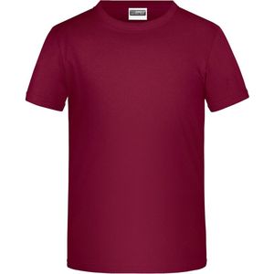 James And Nicholson Childrens Boys Basic T-Shirt (Wijn)