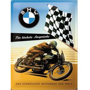 Metal Sign BMW Racer 30 x 40 cm