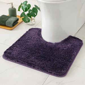 NORDIVAR® - Luxe Badmat – Antislip | Zacht Microvezel – Paars | Afmeting 50 x 60 cm – Perfect voor Badkamer, Slaapkamer & Woonkamer