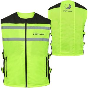 Heren Vest met Hoge Zichtbaarheid en Reflecterende Fluorescerende Veiligheid