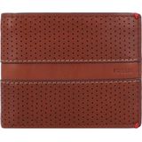 FOSSIL Portemonnee Rennsport Bifold With Flip ID Medium Brown Bruine