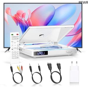 RFWR® Compacte HDMI DVD-Speler met USB-Poort - Regiovrij, Geheugenweergave en Inclusief Kabels