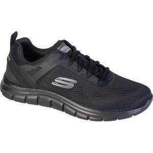 Skechers Track-Broader 232698-BBK, Mannen, Zwart, Sneakers,Sportschoenen, maat: 39,5