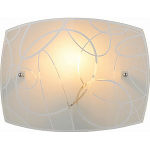 LED Wandlamp - Wandverlichting - Torna Spirilo - E27 Fitting - 1-lichts - Vierkant - Mat Wit - Aluminium