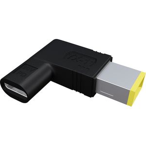 DC naar USB-C Adapter - 11 x 4.5mm + Pin - Zwart