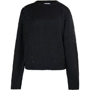 usha - WHITE LABEL - Trui - Zwart - Slanke Pasvorm - Lange Mouw