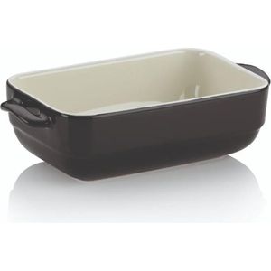 Ovenschaal Keramiek Zwart, 22.5 cm x 12.5 cm - Kela | Malin