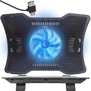 Laptop cooler - Laptop cooling pad - Cooling stand - Verstelbaar - Tegen oververhitting - Must have voor in de zomer voor uw laptop!