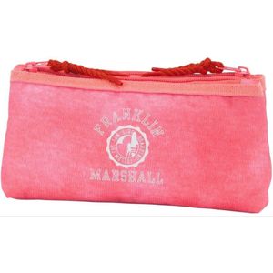 Franklin & Marshall etui - dubbel - roze