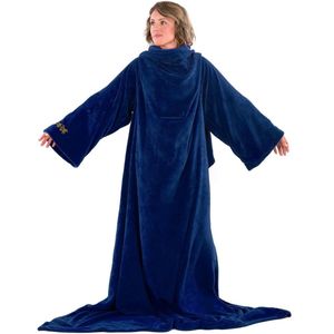 Snug Rug Deluxe - Navy Blauw - Fleece Deken Met Mouwen - TV Deken - Plaid - Warmte deken grand foulard bank