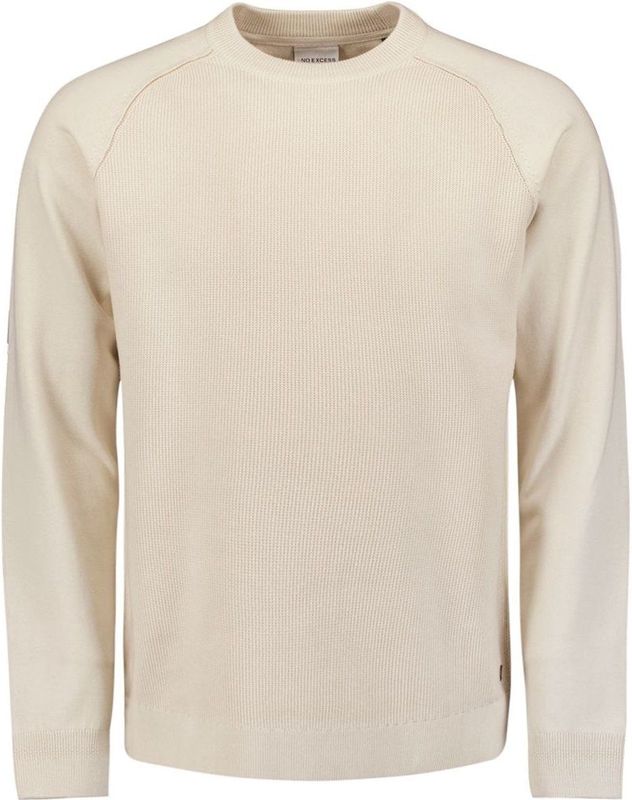 Ronde Hals Trui - Wafelstructuur - Pullovers