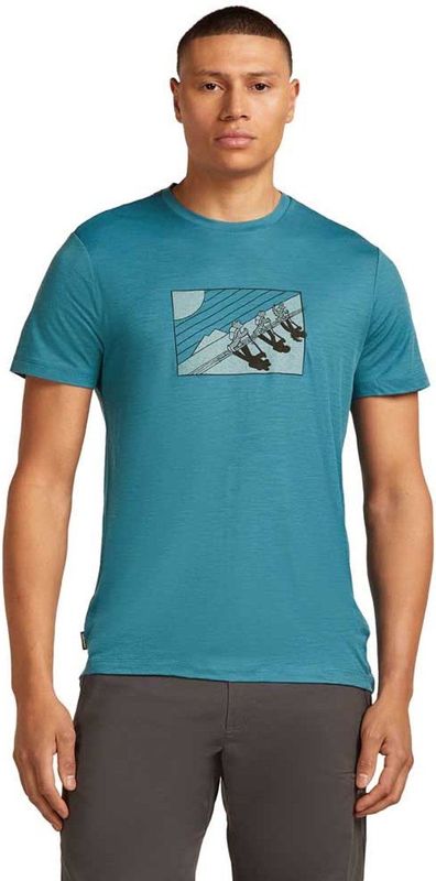 Icebreaker - Merino 150 Tech Lite - T-shirt - In The Wild - Korte Mouwen