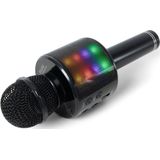 BRAINZ LED Karaoke Microfoon - Draadloos - Bluetooth - Zwart