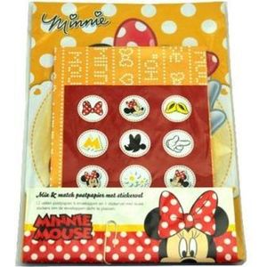 Postpapier - Minnie Mouse - Papier - Enveloppen - Stickers