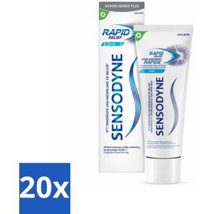 Sensodyne - Tandpasta - Rapid Relief - 75ml x 20