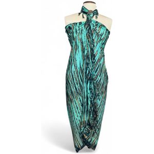 Sarong / pareo - Strandkleding wikkelrok / strandjurk - Grün