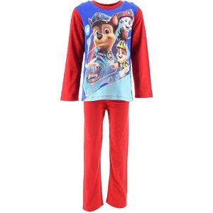Nickelodeon - Pyjama Paw Patrol - jongens - pyjama - 100% Jersey katoen - rood - maat 98