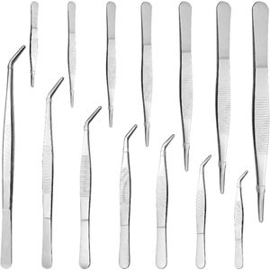 14-delige multifunctionele pincetten set voor keuken, tuin en laboratorium