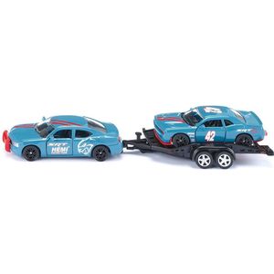 Siku Dodge Charger Met Challenger Srt 20 Cm Staal Blauw (2565)