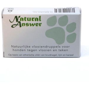 Natuurlijke vlooiendruppels tegen vlooien en teken voor honden | Natural Answer (20-40 kg)