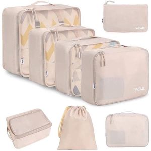 Organizer - Koffer organizer - Organizer voor bagage - 8 Set Inpakblokjes - Bagage - Inpak - Organisatoren voor Reisaccessoires