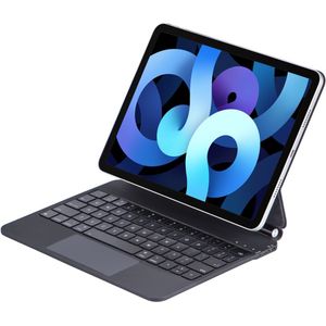 Case2go - Bluetooth Toetsenbord Hoes geschikt voor Apple iPad Air 13 (2024/2025) / Apple iPad Pro 12.9 (2018/2020/2021) - Met Auto/Wake Functie - Touchpad - Bluetooth Magnetisch Keyboard Case - Zwart